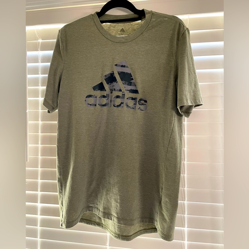 Adidas Men’s Prime Green Drifit Cotton SS T-Shirt Size M